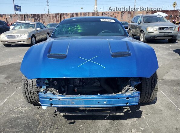 1FA6P8TH6J5150470 2018 FORD MUSTANG Blue Вид спереду