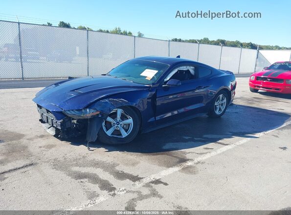 1FA6P8TH6L5161679 2020 FORD MUSTANG Blue წინა მარცხენა ხედი სამი მეოთხედიდან