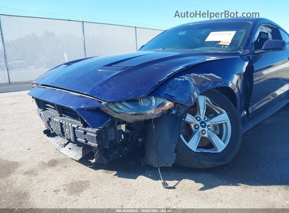 1FA6P8TH6L5161679 2020 FORD MUSTANG Blue წინა ხედი