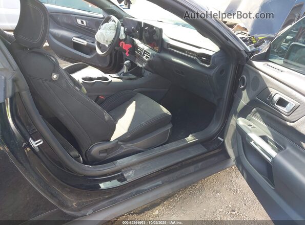 1FA6P8TH7S5113820 2025 FORD MUSTANG Black Front interior view