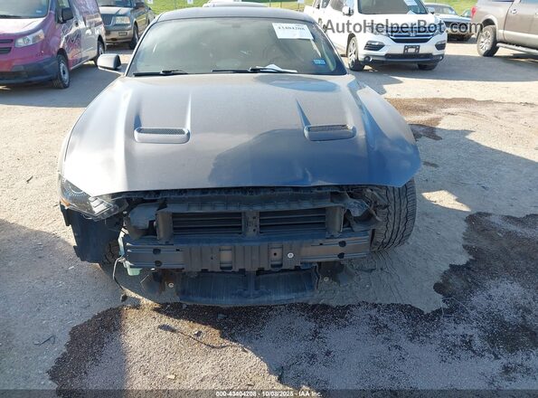 1FA6P8TH8L5130028 2020 FORD MUSTANG Black Engine compartment view
