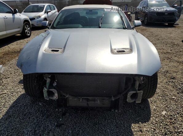 1FA6P8TH8L5132281 2020 FORD MUSTANG Silver Դիմացի տեսք
