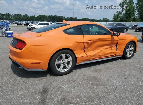 1FA6P8TH8L5149341 2020 FORD MUSTANG Оранжевый Задняя правая четверть