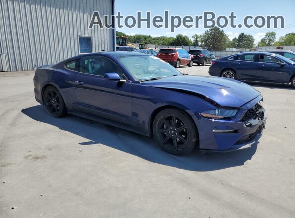 1FA6P8TH8L5161375 2020 FORD MUSTANG Blue წინა მარჯვენა