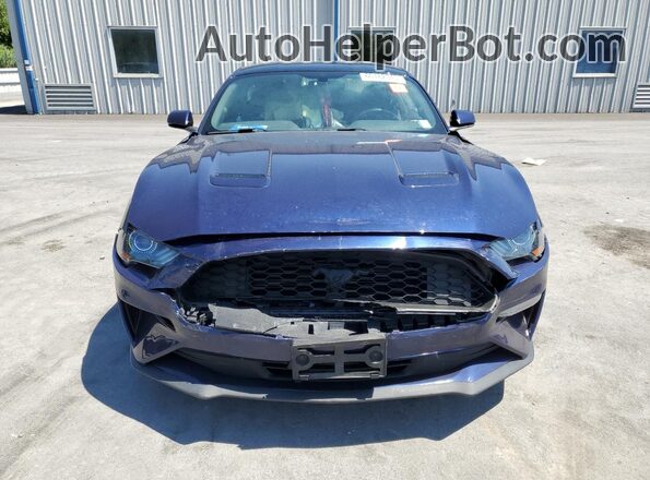 1FA6P8TH8L5161375 2020 FORD MUSTANG Blue წინა ხედი