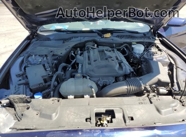 1FA6P8TH8L5161375 2020 FORD MUSTANG Blue უკანა სალონის ხედი