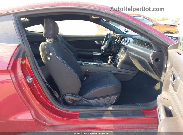 1FA6P8TH8L5169766 2020 FORD MUSTANG Red წინა სალონის ხედი