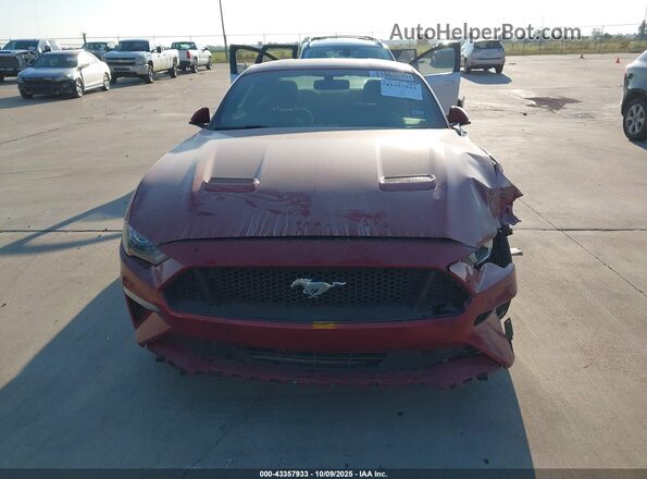 1FA6P8TH8L5169766 2020 FORD MUSTANG Red უკანა სალონის ხედი