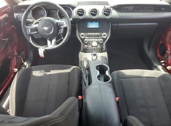 1FA6P8TH9L5167055 2020 FORD MUSTANG Red Вид панелі приладів