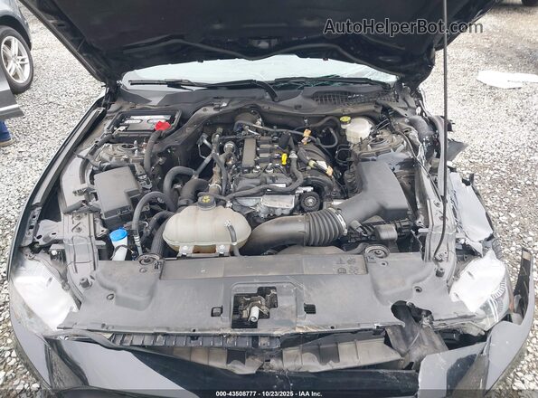 1FA6P8THXN5127859 2022 FORD MUSTANG Черный Вид сзади