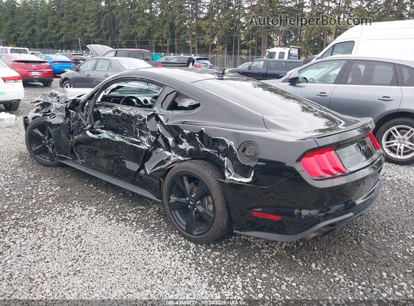 1FA6P8THXN5127859 2022 FORD MUSTANG Черный Задняя левая четверть