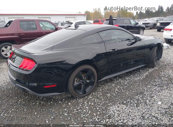1FA6P8THXN5127859 2022 FORD MUSTANG Черный Задняя правая четверть