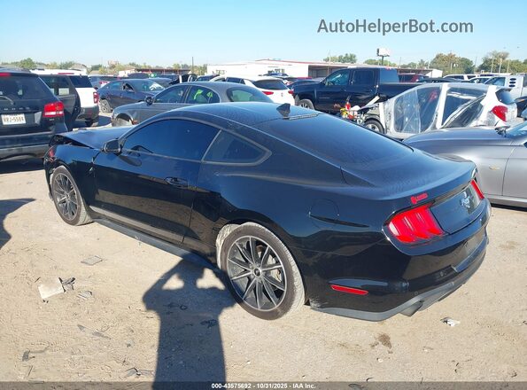 1FA6P8THXN5133726 2022 FORD MUSTANG Черный Задняя левая четверть