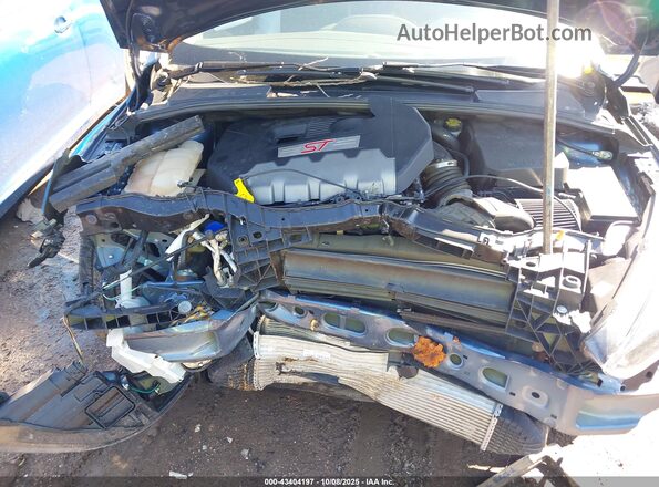 1FADP3L91JL232654 2018 FORD FOCUS ST Синий Вид сзади