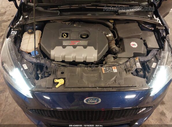 1FADP3L92HL275619 2017 FORD FOCUS ST Blue Вид ззаду