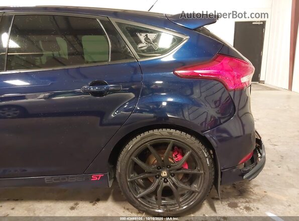 1FADP3L92HL275619 2017 FORD FOCUS ST Blue Вид щитка приладів