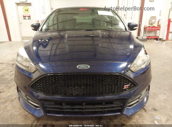 1FADP3L92HL275619 2017 FORD FOCUS ST Blue Вид задньої частини салону