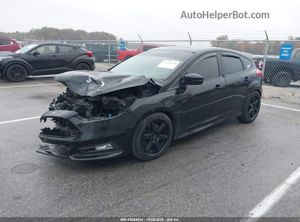 1FADP3L94HL203918 2017 FORD FOCUS ST Черный Передняя левая четверть