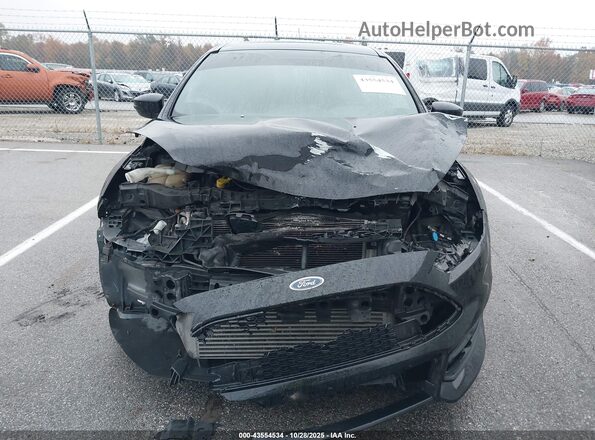 1FADP3L94HL203918 2017 FORD FOCUS ST Черный Вид задней части салона