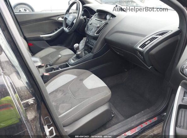 1FADP3L95HL223093 2017 FORD FOCUS ST Black წინა სალონის ხედი