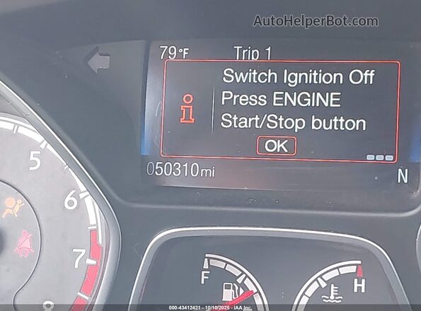 1FADP3L95HL223093 2017 FORD FOCUS ST Black 