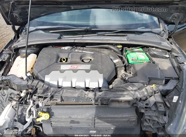 1FADP3L95HL223093 2017 FORD FOCUS ST Black უკანა ხედი