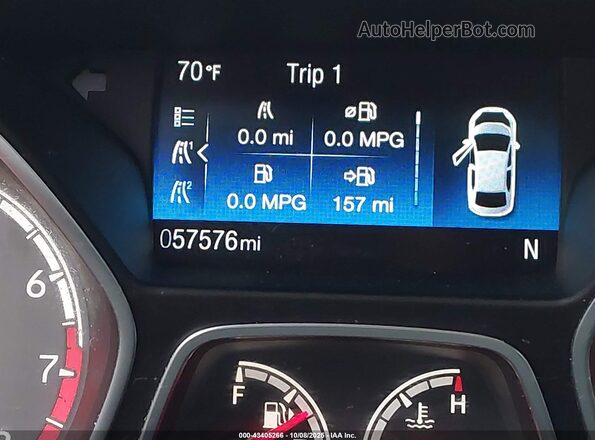 1FADP3L95HL236877 2017 FORD FOCUS ST Gray 