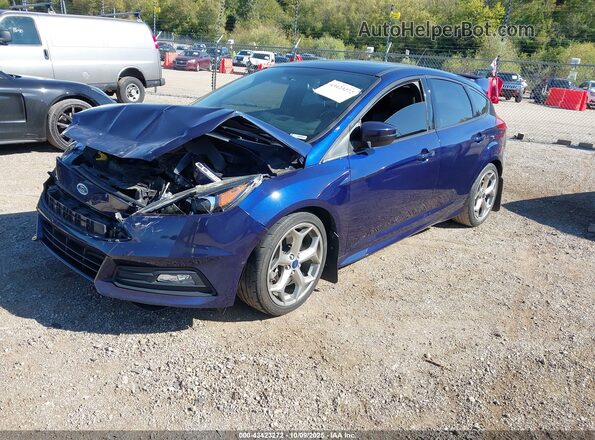 1FADP3L97GL267143 2016 FORD FOCUS ST Blue Передня ліва чверть