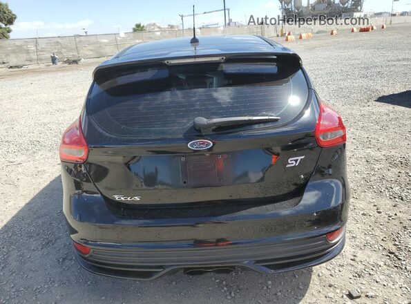 1FADP3L98GL347616 2016 FORD FOCUS Черный Вид сзади