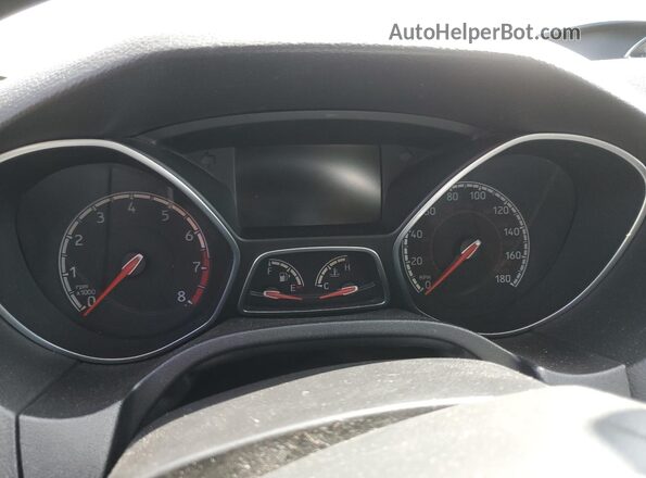 1FADP3L98GL347616 2016 FORD FOCUS Черный Вид щитка приборов