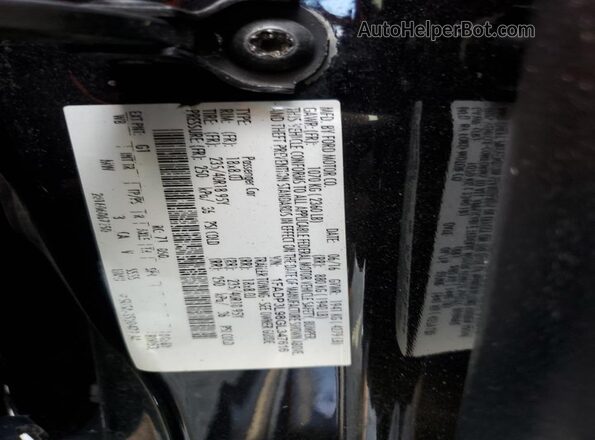 1FADP3L98GL347616 2016 FORD FOCUS Черный Вид наклейки с VIN-кодом