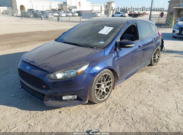 1FADP3L9XGL208667 2016 FORD FOCUS ST Blue Przód lewy