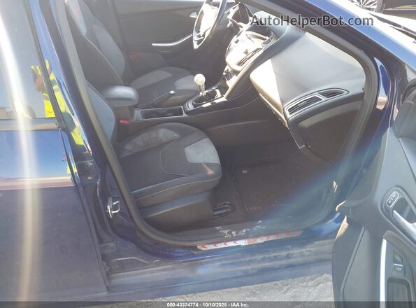 1FADP3L9XGL208667 2016 FORD FOCUS ST Blue Widok wnętrza z przodu