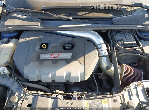 1FADP3L9XGL208667 2016 FORD FOCUS ST Blue Widok z tyłu