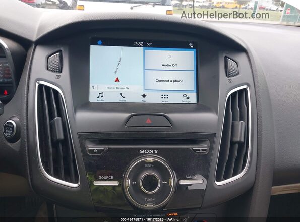 1FADP3R48GL393118 2016 FORD FOCUS ELECTRIC Серебряный Панорамный вид салона 360°