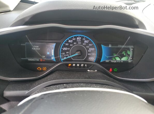 1FADP5AU2JL104751 2018 FORD C-MAX White Vista del cuadro de instrumentos