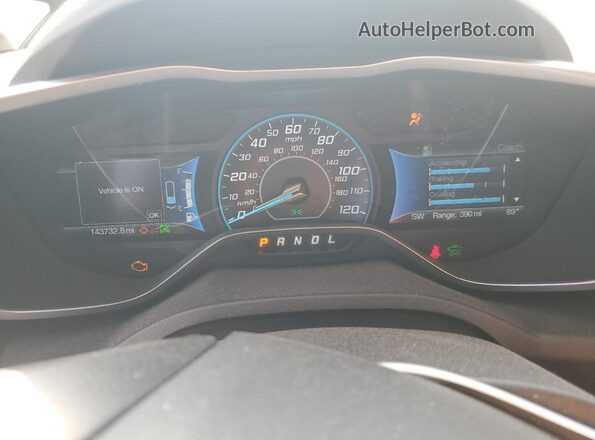 1FADP5AU8GL120977 2016 FORD C-MAX Gray ხელსაწყოთა პანელის ხედი