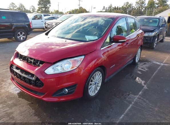 1FADP5BU3GL120027 2016 FORD C-MAX HYBRID Red Front left