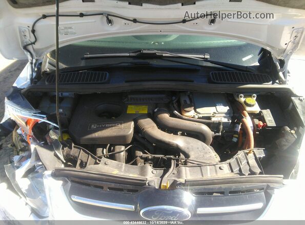 1FADP5BUXGL120848 2016 FORD C-MAX HYBRID White Вид ззаду