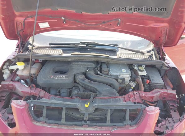 1FADP5CU8GL101875 2016 FORD C-MAX ENERGI Red Вид ззаду