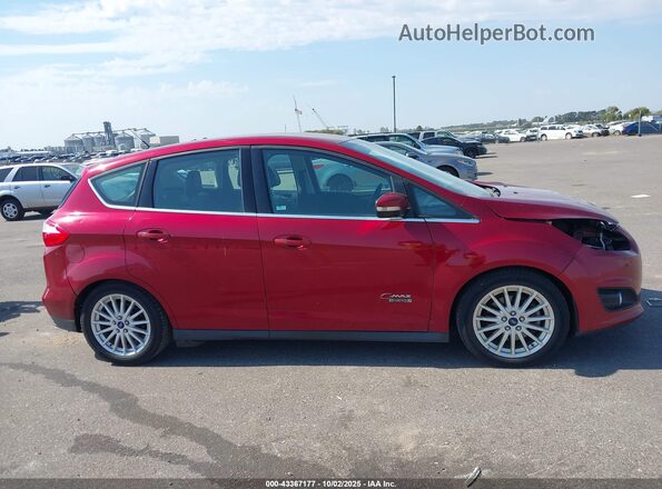 1FADP5CU8GL101875 2016 FORD C-MAX ENERGI Red Вид задньої частини салону