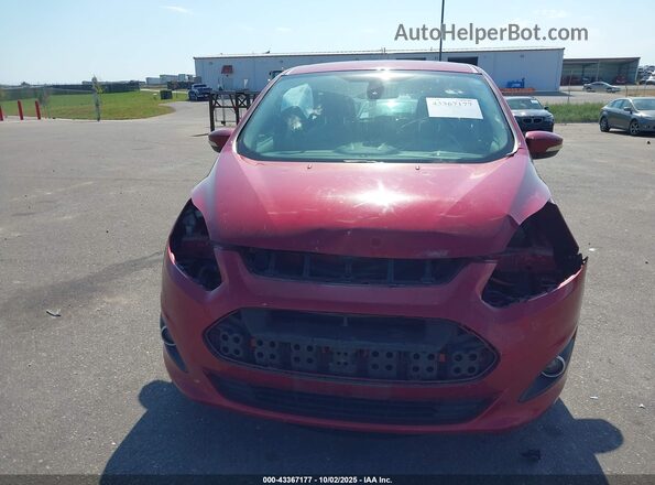 1FADP5CU8GL101875 2016 FORD C-MAX ENERGI Red Вид щитка приладів