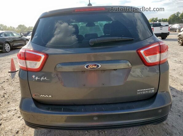 1FADP5DU9JL104273 2018 FORD C-MAX Gray Widok wnętrza z przodu