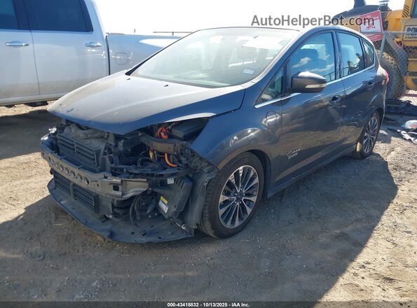1FADP5FU2HL100976 2017 FORD C-MAX ENERGI Gray Передня ліва чверть