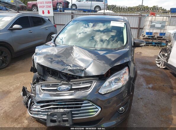 1FADP5FU9HL101476 2017 FORD C-MAX ENERGI Gray Vista del cuadro de instrumentos