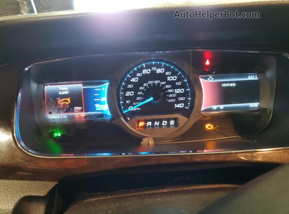 1FAHP2F83KG107583 2019 FORD TAURUS Черный Вид щитка приборов