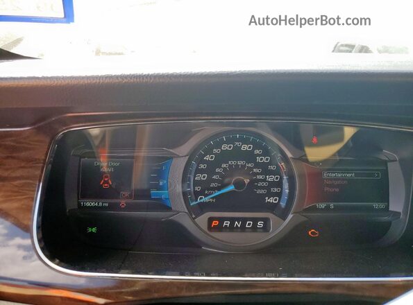 1FAHP2F85KG118729 2019 FORD TAURUS Black ხელსაწყოთა პანელის ხედი