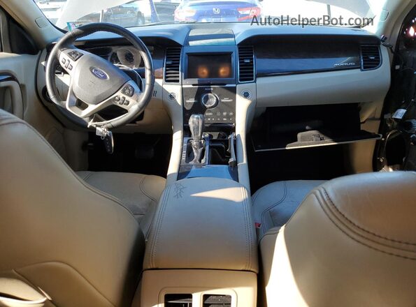1FAHP2F98GG146167 2016 FORD TAURUS Brown Вид панелі приладів