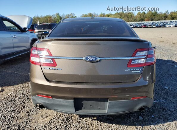 1FAHP2F98GG146167 2016 FORD TAURUS Brown Вид ззаду