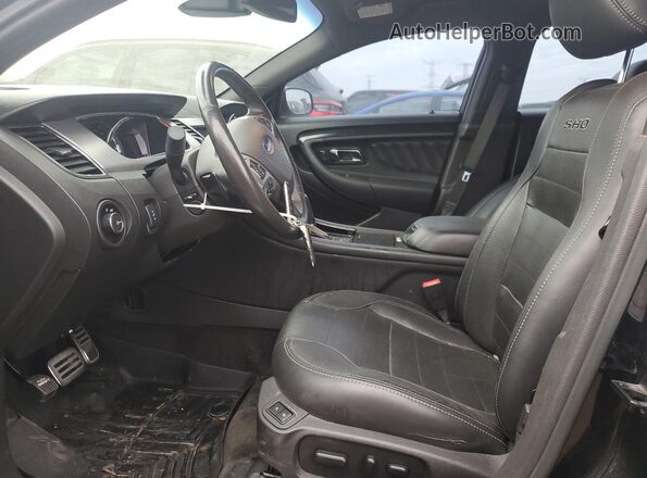 1FAHP2KT1GG143256 2016 FORD TAURUS Black Front interior view